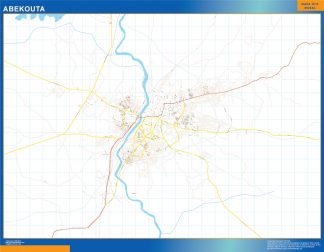 Biggest Abekouta map Nigeria