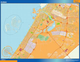 Biggest Dubai map in Emirates