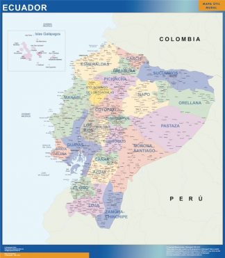 Biggest Ecuador map