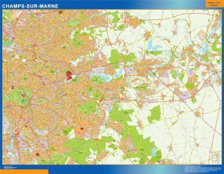 Biggest Map of Champs Sur Marne France