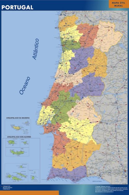 Biggest Portugal map